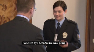 Policisté byli oceněni za svou práci