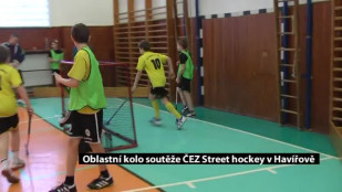 ZŠ Gorkého vyhrála oblastní kolo ČEZ Street hockey  2013