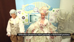 Orlovská výtvarnice mění panenky v historické postavy