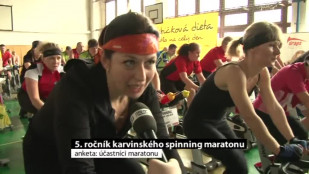 5. ročník Karvinského spinning maratonu