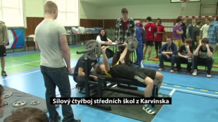 Silový čtyřboj středních škol z Karvinska