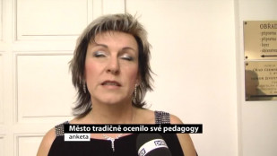 Město tradičně ocenilo své pedagogy