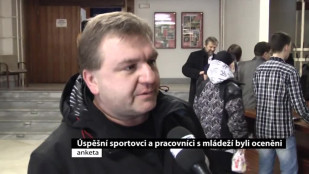 Úspěšní sportovci a pracovníci s mládeží byli oceněni