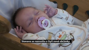 Stonava se rozrostla o čtyři nové občánky