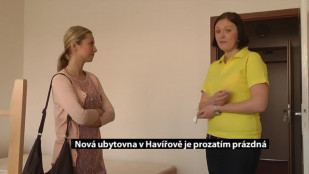 Nová ubytovna na Šumbarku je prozatím téměř prázdná