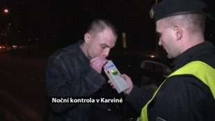 Noční kontrola v Karviné