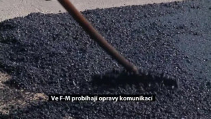 Ve F-M probíhají opravy komunikací