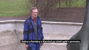 Kašny a fontány v Karviné po zimě opět v provozu