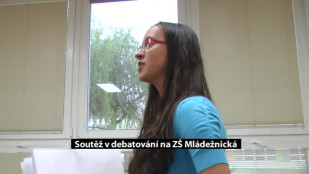 Soutěž v debatování na ZŠ Mládežnická