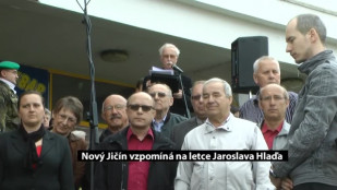 Nový Jičín vzpomíná na letce Jaroslava Hlaďa