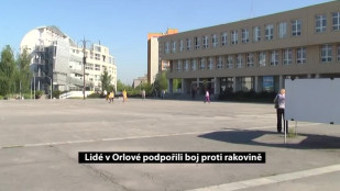 Lidé v Orlové podpořili boj proti rakovině