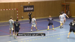 Městský házenkářský klub Karviná vyhrál 2. ligu