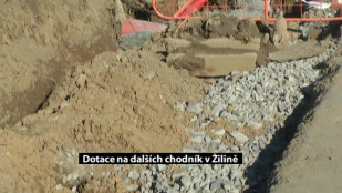 Dotace na dalších chodník v Žilině u Nového Jičína