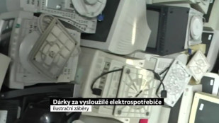 Ve sběrném dvoře se budou rozdávat dárky