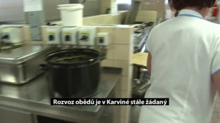 Rozvoz obědů je v Karviné žádaný