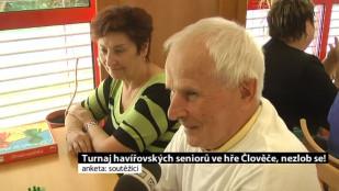 Turnaj havířovských seniorů ve hře Člověče, nezlob se!