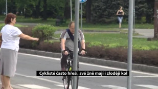 Cyklisté často hřeší, své žně mají i zloději kol