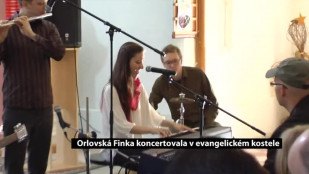 Orlovská Finka koncertovala v evangelickém kostele