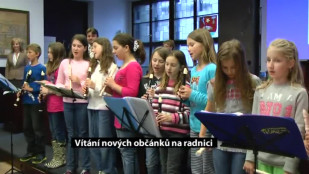 Vítání nových občánků na novojičínské radnici