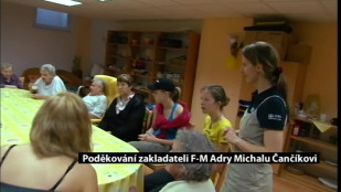 Poděkování zakladateli frýdecko-místecké ADRY Michalu Čančíkovi