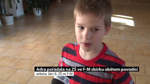 ADRA pořádala na ZŠ ve F-M sbírku obětem povodní