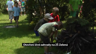 Základní škola Zelená slavnostně otevřela Živou zahradu