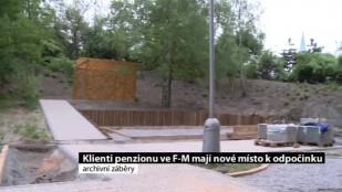 Klienti penzionu ve F-M mají nové místo k odpočinku