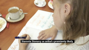 Starosta Stonavy se setkal s premianty školy