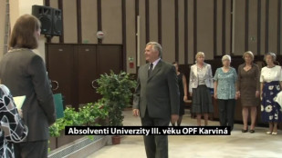 Absolventi Univerzity III. věku OPF Karviná