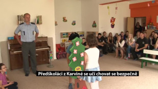 Předškoláci z Karviné se učí chovat bezpečně