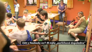 Děti z Nezbedy ve F-M měly „perličkové dopoledne“