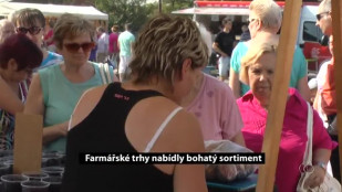 Farmářské trhy nabídly bohatý sortiment