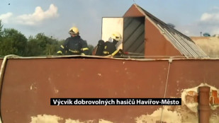 Bez komentáře: Výcvik dobrovolných hasičů Havířov-Město