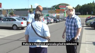 Policie v Havířově varovala lidi před krádežemi