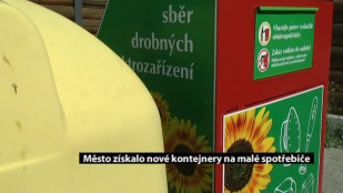 Město Nový Jičín získalo nové kontejnery na malé spotřebiče