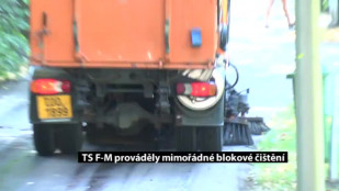 TS F-M prováděly mimořádné blokové čištění