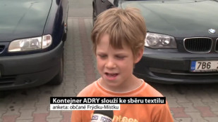 Kontejner ADRY slouží ke sběru textilu