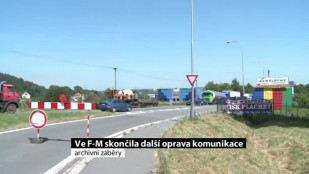 Ve F-M skončila další oprava komunikace