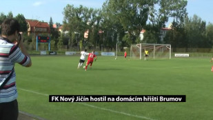 FK Nový Jičín hostil na domácím hřišti Brumov