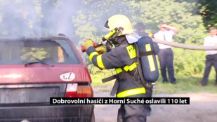 Dobrovolní hasiči z Horní Suché oslavili 110 let