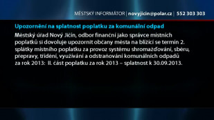 Videotext - pozvánky 9. 9. 2013