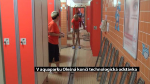 V aquaparku Olešná končí technologická odstávka