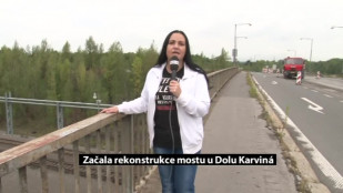 Začala rekonstrukce mostu u Dolu Karviná