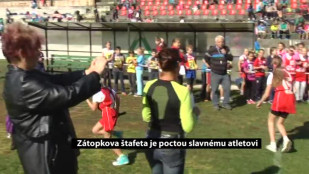 Zátopkova štafeta je poctou slavnému atletovi