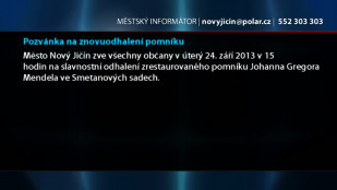 Videotext - pozvánky 22. 9. 2013