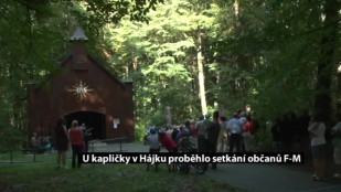 U kapličky v Hájku proběhlo setkání občanů F-M