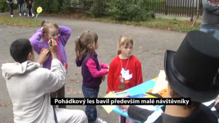 Pohádkový les bavil především malé návštěvníky