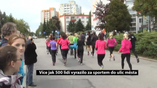 Více jak 500 lidí vyrazilo za sportem do ulic města