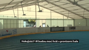 Hokejisté F-M budou moci hrát v provizorní hale