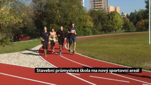 Střední průmyslová škola stavební má nový sportovní areál